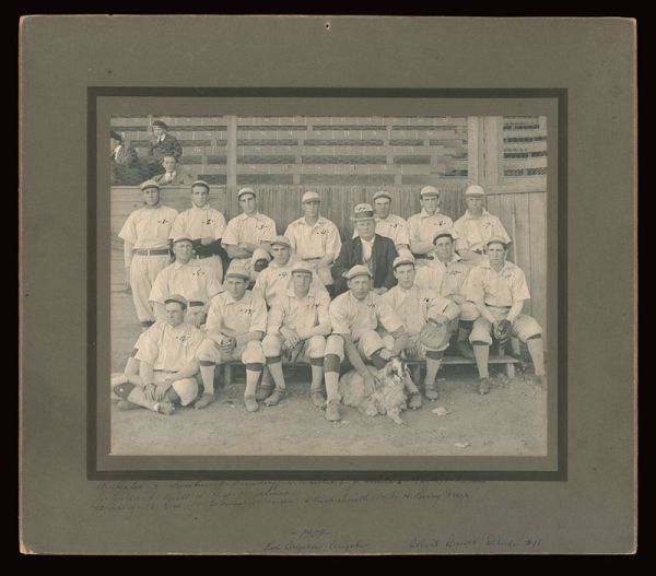 1909 Los Angeles Angels Team Photo